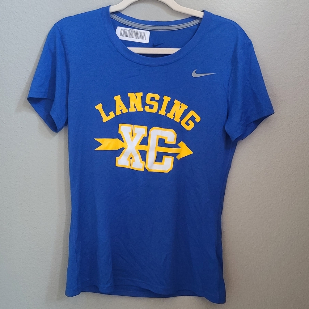 Nike Dri Fit Lansing XC Scoop Neck T Shirt